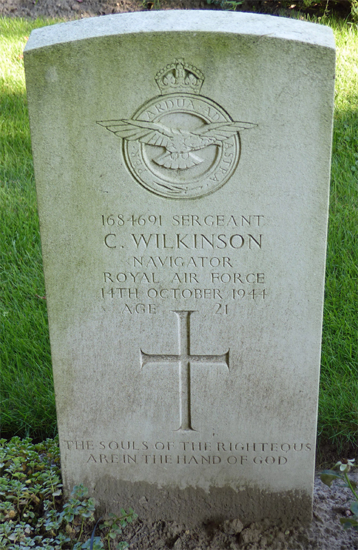 Sgt Cecil Wilkinson<br /><br /><br />died on active duty October 14th, 1944 - 153 Sqdn.